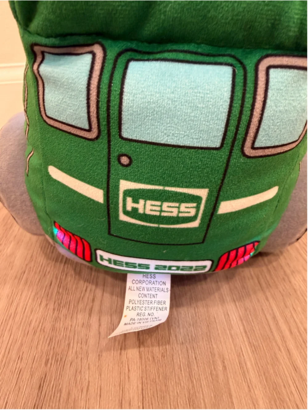 Hess 2022 Plush Toy Truck Lights Up Musical Choo Choo Train Tested & Working